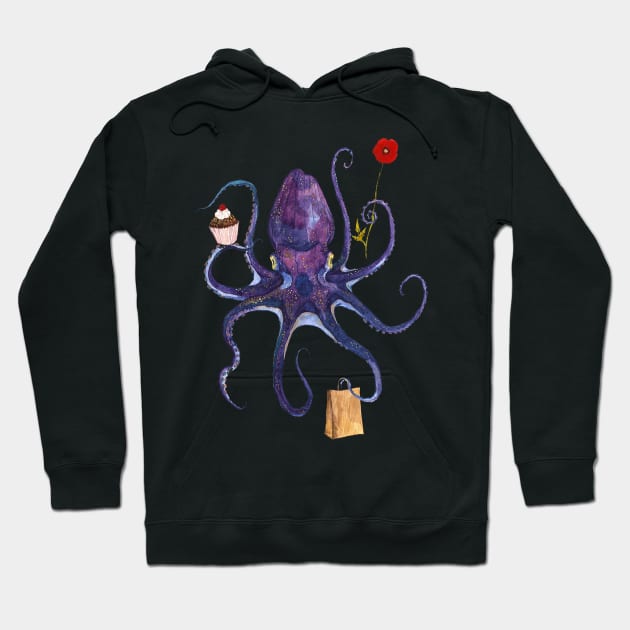 Celebrating octopus Hoodie by asya_lisina